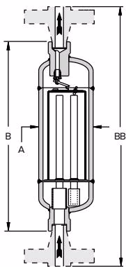 阿姆斯壮 Armstrong 倒置桶蒸汽疏水阀 – 401-SH 和 501-SH 型 阿姆斯壮(Armstrong)501-SH 型倒置桶蒸汽疏水阀外观