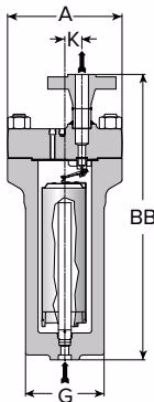 Armstrong 6155 Series 6000 FW Trap flanged version