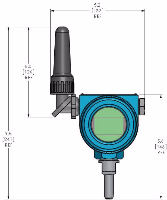 Armstrong AD5000 dimensions with display screen