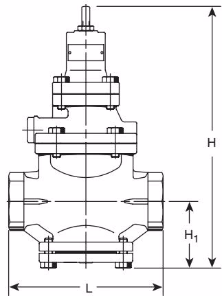 Armstrong 内部先导柱塞型减压阀 – GP-1000 系列 Armstrong GP-1000 Series NPT connection model