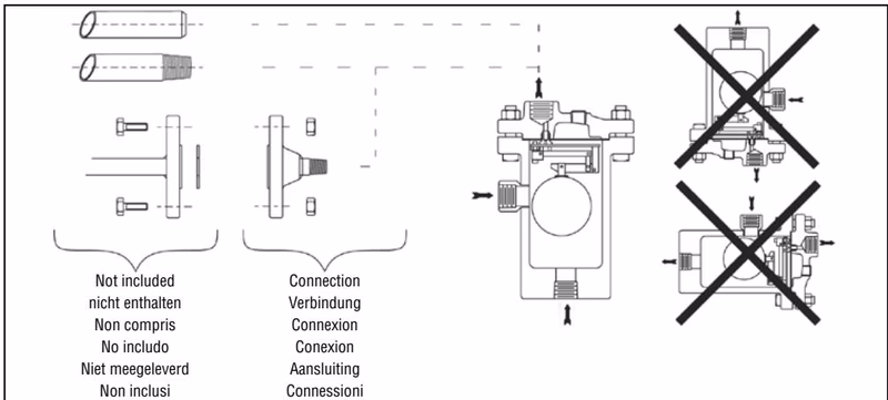 Armstrong 高位杠杆型排气阀 – HLAR 系列 Armstrong HLAR Series installation drawing for model 2315-HLAR