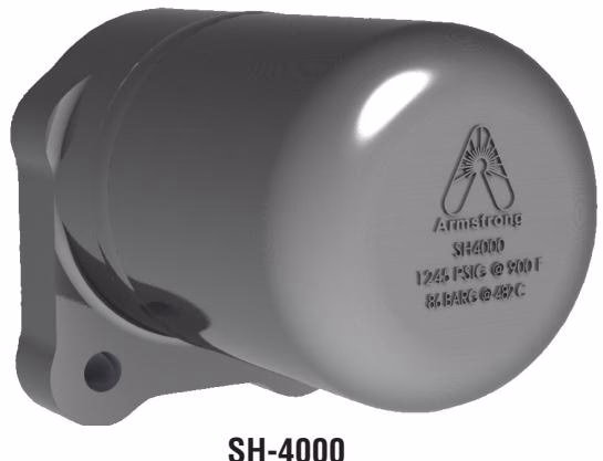 Armstrong 过热条件下使用的双金属蒸汽疏水阀 – SH-4000 系列 Armstrong SH-4000 Series bimetallic steam trap exterior view