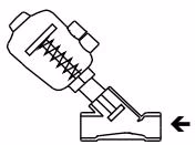 Bürkert 142616 control function B diagram