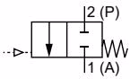 BURKERT 20008721 control function A symbol
