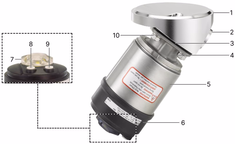 BURKERT 20023076 (Type 2105) product overview of tank bottom valve
