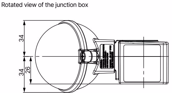 Бюркерт (BURKERT) 20047711 Тип 6281 размеры версии с клеммной коробкой ATEX/IECEx