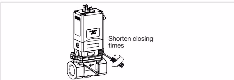 Burkert 20049679 Type 5282 Shorten closing times for DN13 stainless steel