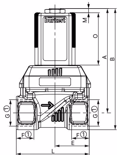 Burkert 20070302 Type 6213 dimensions for standard variant