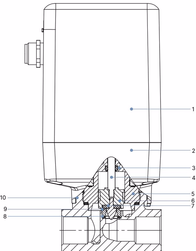 宝德 BURKERT 20077710 宝德 (Burkert) 3280 材料说明与组件