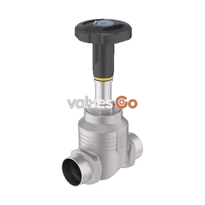 BURKERT 20094727 Type 2921 Manual 2/2-Way Globe Valve, Welded Connection