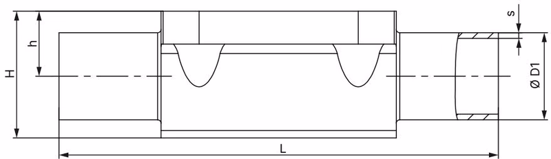 BURKERT 20121956 BURKERT Type 2933 forged steel valve body with welded connection dimensions