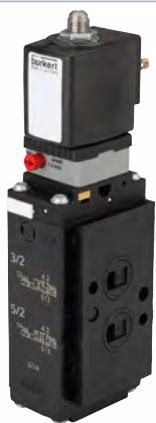 BURKERT 20127897 Type 6519 pneumatic valve overview