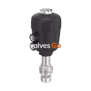 BURKERT 20135457 Type 2000 Pneumatic 2/2-Way Angle Seat Valve, Stainless Steel, CF B