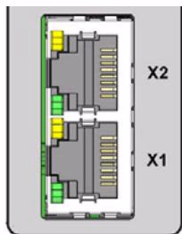 Burkert 20142882 Industrial Ethernet RJ45 interfaces X1 and X2