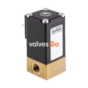 BURKERT 321213 Direct-Acting 2-Way Proportional Valve, Type 2873, Brass, G 1/8