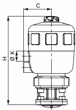 宝德 BURKERT 334688 宝德 BURKERT 2032 型 执行机构尺寸