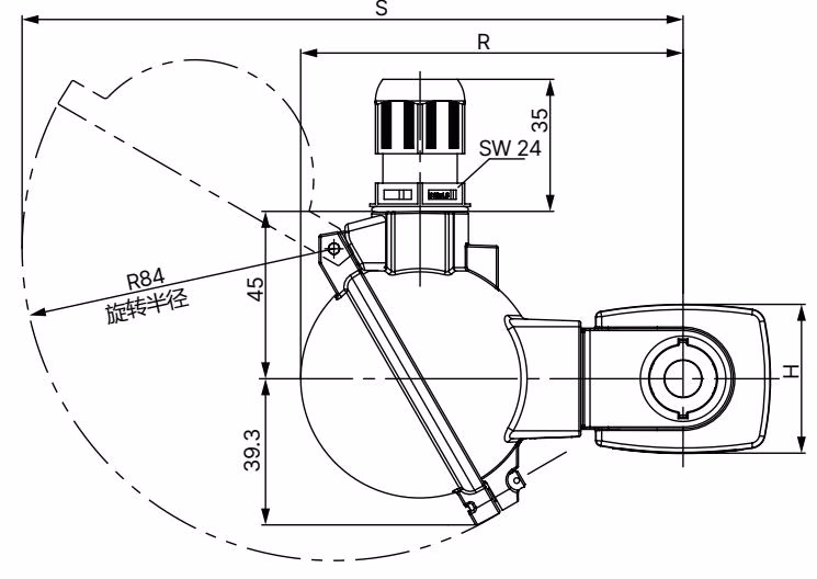 宝德 BURKERT 349759 ATEX/IECEx 接线盒版本尺寸表