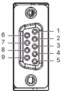 BURKERT 351209 PROFIBUS DPV1 D-Sub socket 9-pin assignment