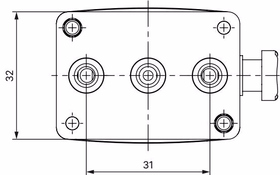 BURKERT 359433 Type 0331 dimensions for metal body standard variant