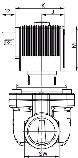 宝德 BURKERT 378864 宝德 (BURKERT) 6281 型线圈尺寸表
