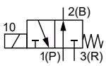宝德 BURKERT 453586 作用方式 D (WW D) 两位三通电磁阀常开