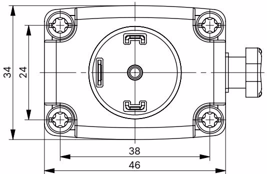 BURKERT 457708 Type 0330 metal body dimensions