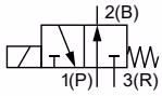 BURKERT 501212 Bürkert Type 6014 Circuit function D normally open