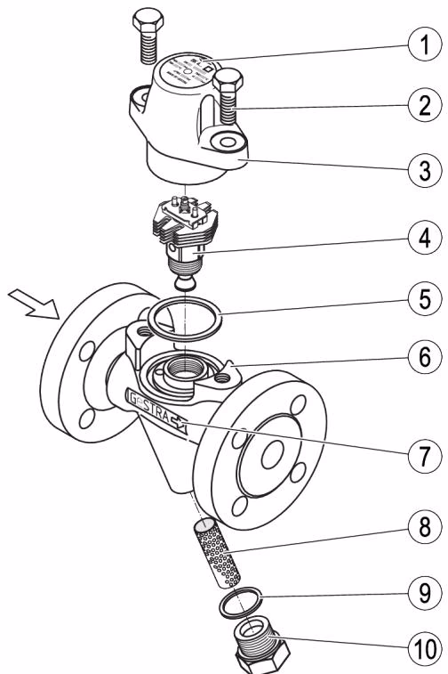 GESTRA BK 45 Equipment Specification and Exploded View