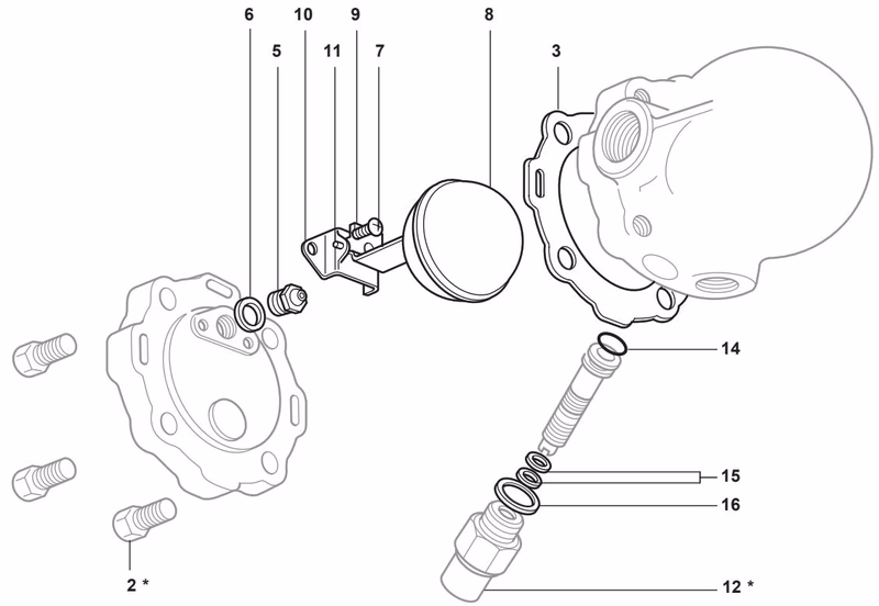 Spirax Sarco AE14 Spare Parts Diagram