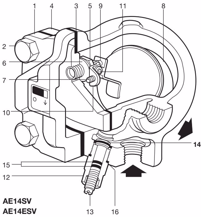 斯派莎克 Spirax Sarco AE14 结构图