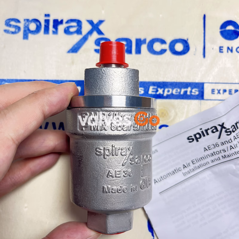 Spirax Sarco AE36/AE36A Automatic Air Vent Valve for Liquid Systems - Front