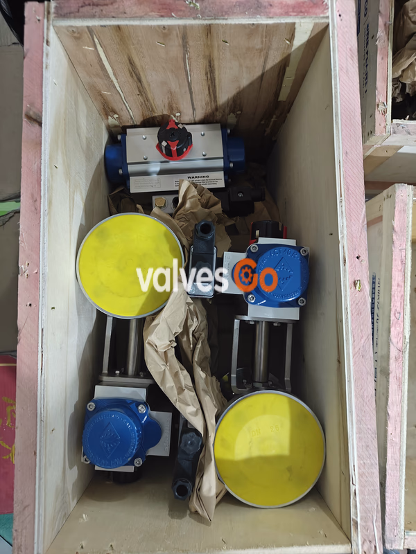 Spirax Sarco Pneumatic Ball Valve Complete Set - Package 2 (DN20 M10Si2AUTO ISO PN40 Ball Valve + BVA310S/8 Actuator + BVL300X + MV11 Solenoid Valve)