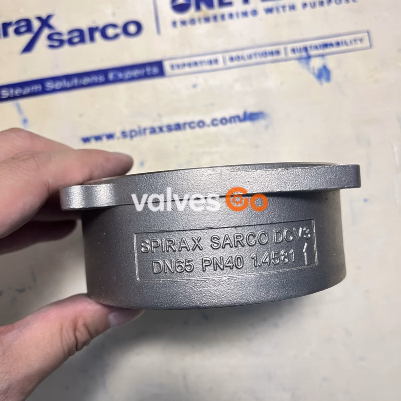 Spirax Sarco DCV3 METAL Stainless Steel Disc Check Valve - DN65 Side View