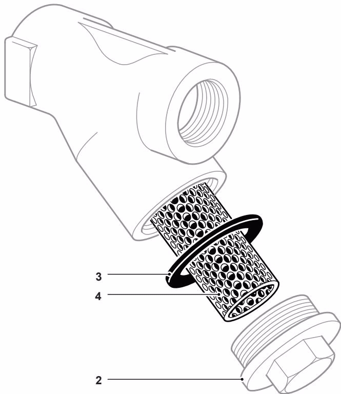 Spirax Sarco Fig 16/16L Exploded View for Spare Parts Identification