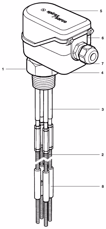 斯派莎克 Spirax Sarco LP10-4 液位感应器-结构图