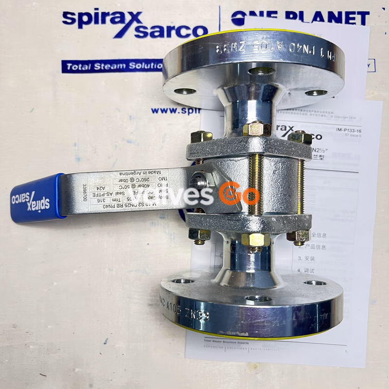 斯派莎克 Spirax Sarco DN25 M10S2RB 球阀正面