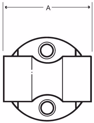 斯派莎克 Spirax Sarco PC10HP 尺寸标注图