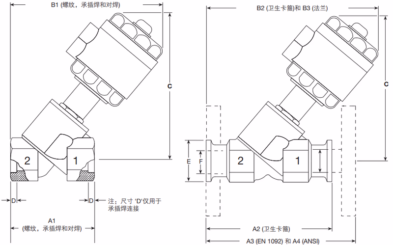 斯派莎克 Spirax Sarco PF6 尺寸图2