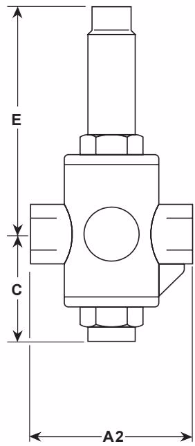 Spirax Sarco SB SBRA gunmetal valve dimensions diagram