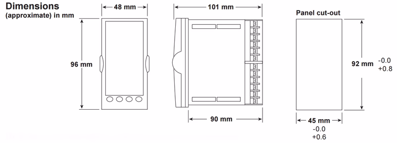 Spirax Sarco SX90 Dimensions