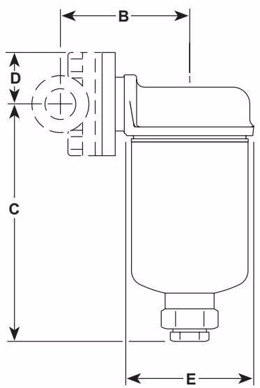 Spirax Sarco UIB30 dimensions drain plug 1