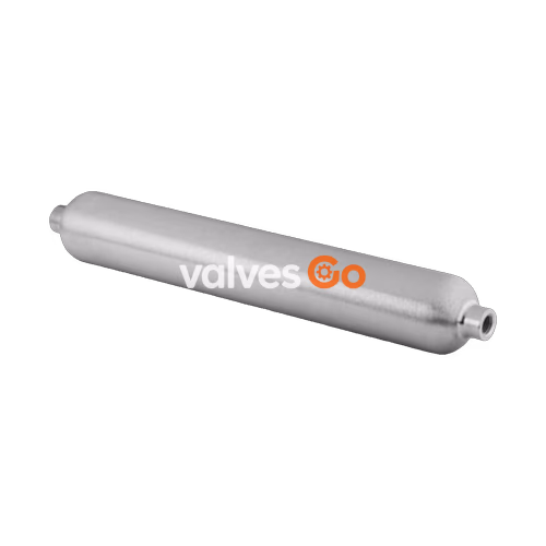 Swagelok 304L-HDF4-50 304L Stainless Steel Double Ended DOT-Compliant Sample Cylinder, 50 cm3