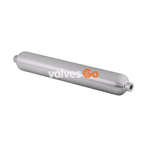 Swagelok 316L-50DF4-150 316L Stainless Steel Double Ended DOT-Compliant Sample Cylinder, 150 cm3