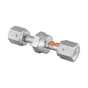 Swagelok 6L-CW4FR4 316L Stainless Steel High Purity Check Valve, 1/4 in. Female VCR, SC-11 Cleaned