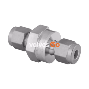 Swagelok 6L-CW4S4 High Purity Check Valve, 1/4 in. Tube Fitting, 316L SS