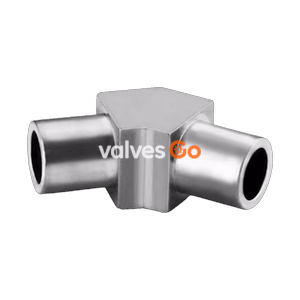 Swagelok 6LV-4MW-5 316L VIM-VAR Micro-Fit® 45° Union Elbow, 1/4 in. OD