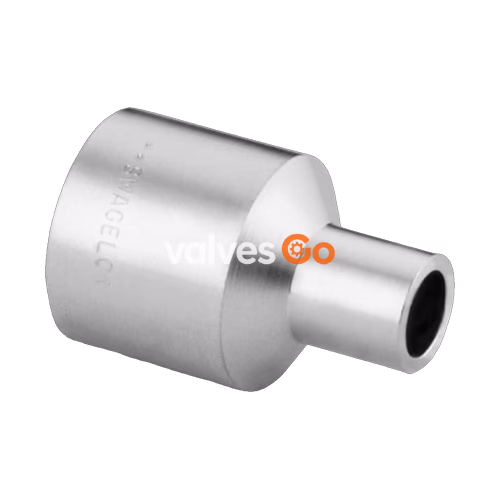 Swagelok 6LV-6MW-6-4P Micro-Fit® Reducing Union, 3/8 in. x 1/4 in. OD