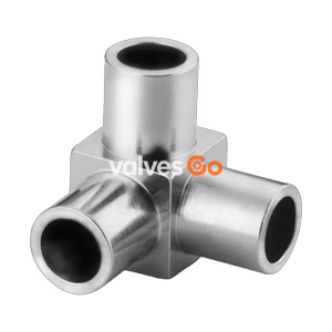 Swagelok 6LV-6MW-91 316L VIM-VAR Micro-Fit® Tribow (Tee+Elbow), 3/8 in. OD