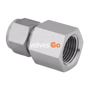 Swagelok 6MO-810-7-8 Female Connector, 6-Moly Tube Fitting, 1/2 in. Tube OD x 1/2 in. Female NPT