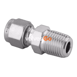 Swagelok SS-6M0-1-2RT 316 Stainless Steel Tube Fittings 6 mm x 1/8 in. Male ISO Tapered Thread